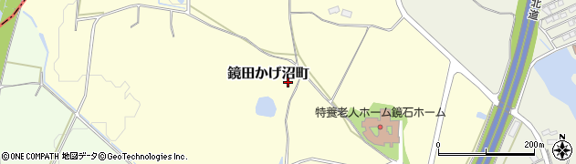 福島県鏡石町（岩瀬郡）鏡田かげ沼町周辺の地図