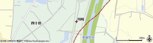 福島県須賀川市稲（川崎）周辺の地図