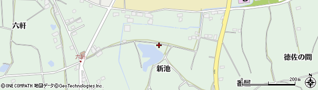 福島県須賀川市和田新池周辺の地図
