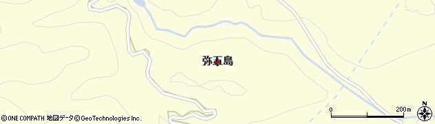 福島県下郷町（南会津郡）弥五島周辺の地図