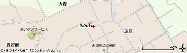 福島県須賀川市雨田（矢先石）周辺の地図