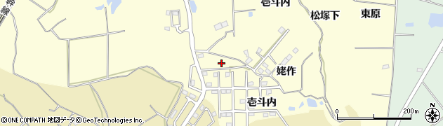 福島県須賀川市松塚（壱斗内）周辺の地図