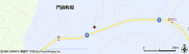 石川県輪島市門前町原ハ周辺の地図