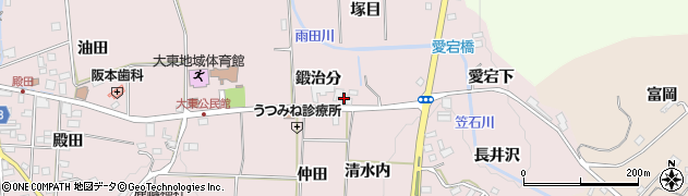福島空港あづまタクシー周辺の地図