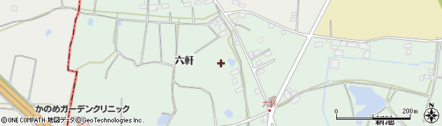 福島県須賀川市和田（六軒）周辺の地図