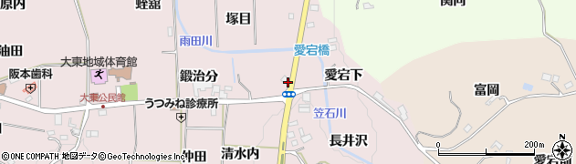 福島県須賀川市小作田（塚目）周辺の地図