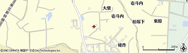 福島県須賀川市松塚大柴周辺の地図
