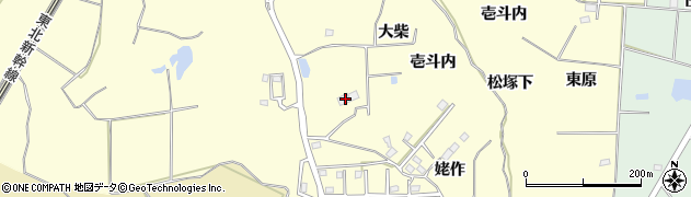 福島県須賀川市松塚（大柴）周辺の地図