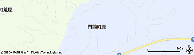 石川県輪島市門前町原周辺の地図