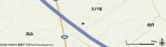 福島県小野町（田村郡）谷津作（前之内）周辺の地図