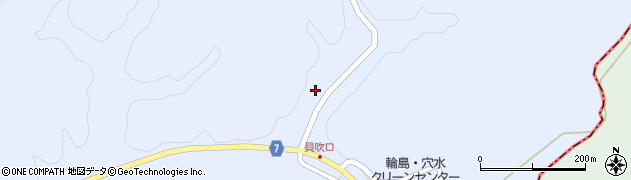 石川県輪島市門前町原ヘ周辺の地図