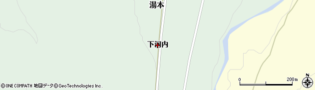 福島県天栄村（岩瀬郡）湯本（下河内）周辺の地図