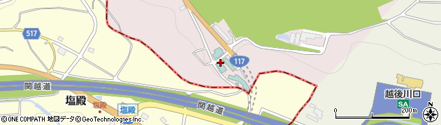 新潟県長岡市川口牛ケ島（鷲巣）周辺の地図