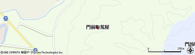 石川県輪島市門前町荒屋周辺の地図