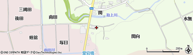 福島県須賀川市下小山田（関向）周辺の地図