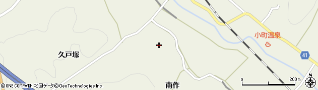 福島県田村郡小野町谷津作南作90周辺の地図