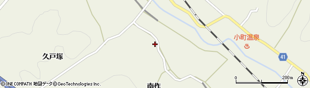 福島県田村郡小野町谷津作南作88周辺の地図