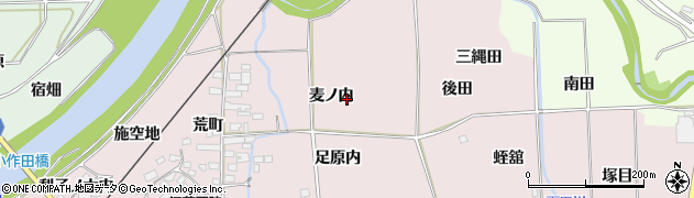 福島県須賀川市小作田（麦ノ内）周辺の地図