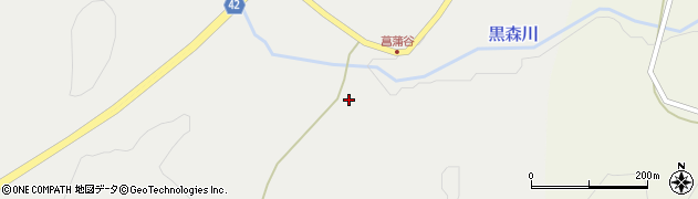 福島県田村郡小野町菖蒲谷菖蒲作周辺の地図