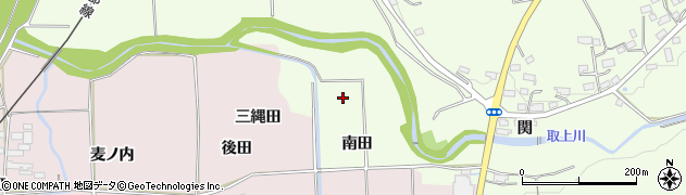 福島県須賀川市下小山田（南田）周辺の地図
