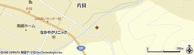 福島県南会津町（南会津郡）片貝（宇和田）周辺の地図