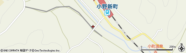 福島県小野町（田村郡）谷津作（馬場）周辺の地図