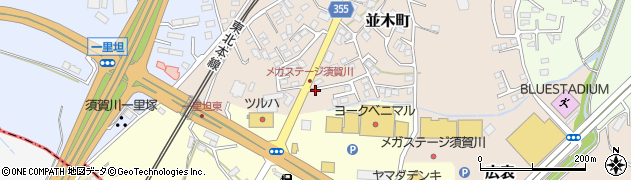 須賀川タクシー周辺の地図