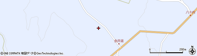 福島県岩瀬郡天栄村牧之内山沢周辺の地図