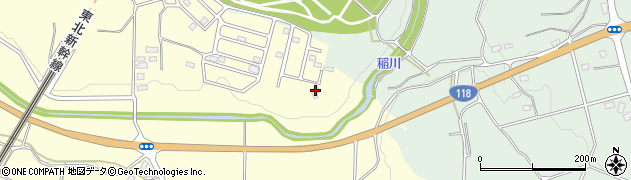 福島県須賀川市松塚（火越）周辺の地図