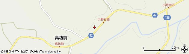 福島県田村郡小野町小野赤沼石橋54周辺の地図