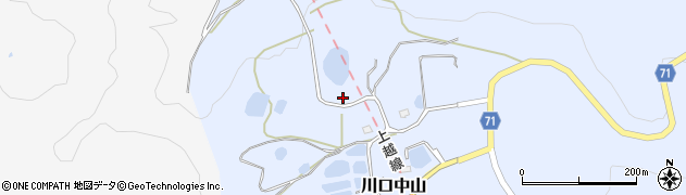 新潟県長岡市川口中山2108周辺の地図