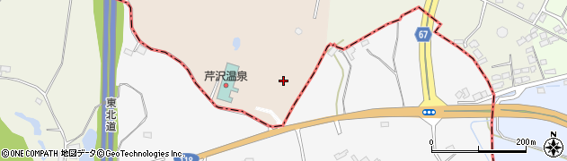 福島県須賀川市芹沢町36周辺の地図