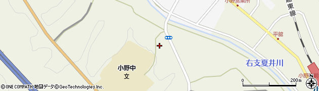 福島県小野町（田村郡）谷津作（和久）周辺の地図