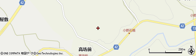 福島県小野町（田村郡）小野赤沼（権現前）周辺の地図
