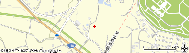 福島県須賀川市松塚周辺の地図