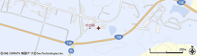福島県須賀川市木之崎（一本木）周辺の地図