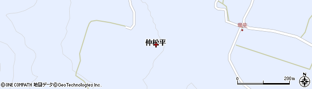 福島県岩瀬郡天栄村牧之内仲松平周辺の地図