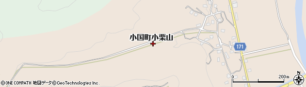 新潟県長岡市小国町小栗山周辺の地図