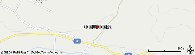 新潟県長岡市小国町小国沢周辺の地図