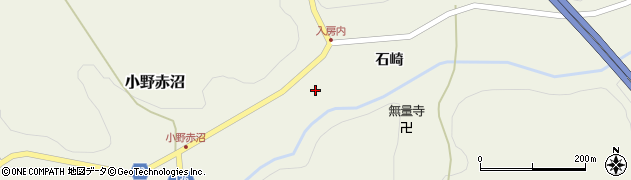福島県小野町（田村郡）小野赤沼（石崎）周辺の地図