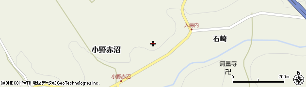福島県小野町（田村郡）小野赤沼（入房内）周辺の地図