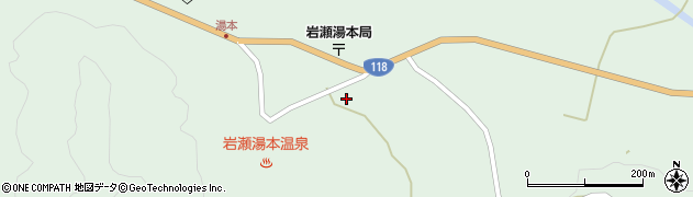 福島県岩瀬郡天栄村湯本湯田周辺の地図
