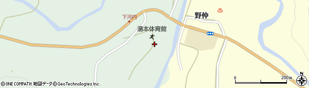 福島県岩瀬郡天栄村湯本関場周辺の地図
