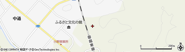 福島県田村郡小野町谷津作鬼石62周辺の地図