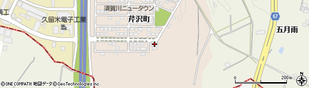 福島県須賀川市芹沢町63周辺の地図