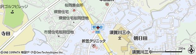 福島県須賀川市南上町169周辺の地図