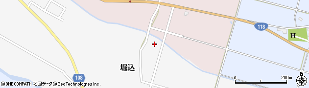 福島県須賀川市堀込染地田周辺の地図
