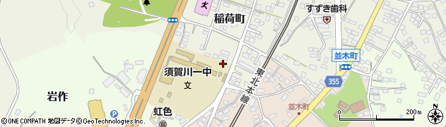 福島県須賀川市稲荷町131周辺の地図