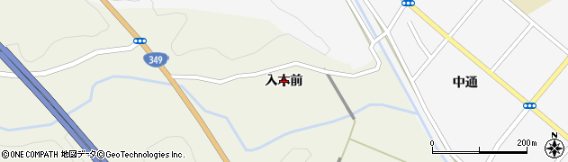 福島県小野町（田村郡）小野赤沼（入木前）周辺の地図