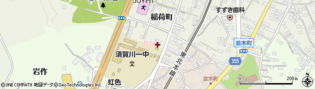 福島県須賀川市稲荷町61周辺の地図